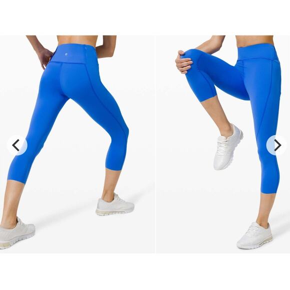 Lululemon Free to Speed High Rise Crop 21" Legging 8 - W6BB3S - Picture 1 of 5